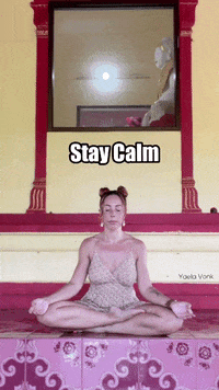 Yaelavonk peace relax yoga calm GIF