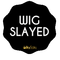 Hair Wig Sticker by Silky Saks LLC