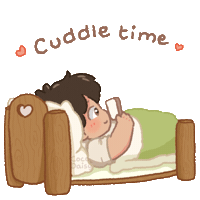 Comforting In Love Sticker by Cosytales