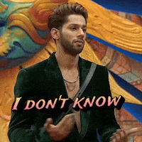 I Dont Know Big Boss GIF