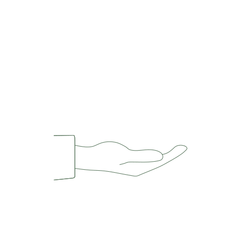 Humanscale giphyupload green hand plant Sticker