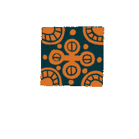 RavenAmberRavenscroft orange spinning tudor byamberravenscroft Sticker