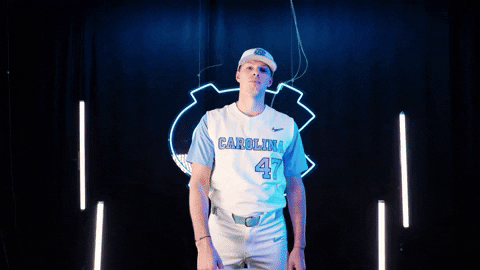 North Carolina Baseball GIF by UNC Tar Heels