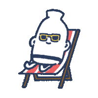 Summer Sake Sticker