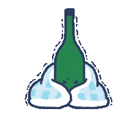 Drunk Sake Sticker