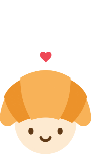 heart love Sticker by Croissant