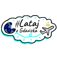 airportgdansk fly air airport gdansk Sticker