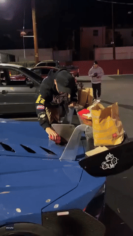 Motorist Shoots French Fries From Exhaust System of $250,000 Lamborghini