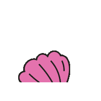 maevechocolate beach sea seashell clam Sticker