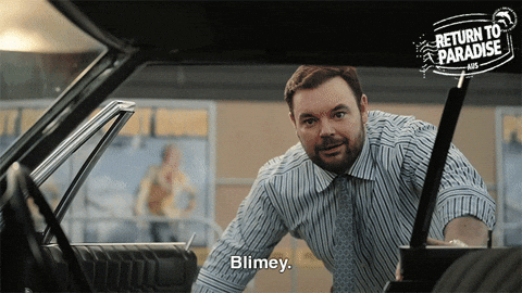 Return To Paradise Wow GIF by Death In Paradise