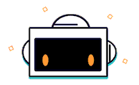 Party Robot Sticker by Nuevo Foundation