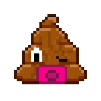Art Shitting Sticker by Poopies.io
