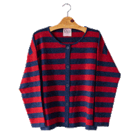 Stripes Wool Sticker by Gaia Segattini Knotwear