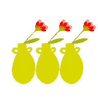 Flowers Hello Sticker