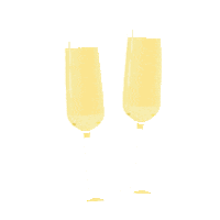 Happy New Year Cheers Sticker