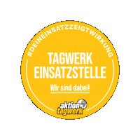 Sticker by Aktion Tagwerk