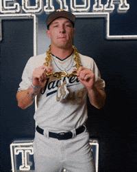 Georgia Tech Baseball GIF by Georgia Tech Yellow Jackets