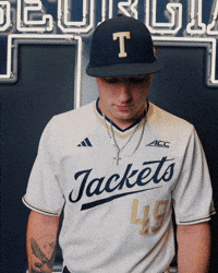 Georgia Tech Baseball GIF by Georgia Tech Yellow Jackets