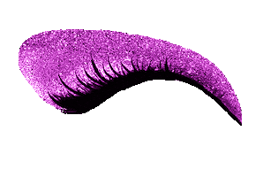 backstage_pvl pink eyebrows mascara eyelashes Sticker