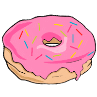 physalisestudio candy donut physalis physalisestudio Sticker