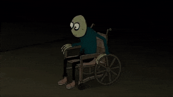 Salad Fingers Wheelchair GIF by David Firth