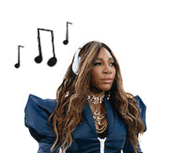 Serena Williams Queen Sticker by Beats by Dre