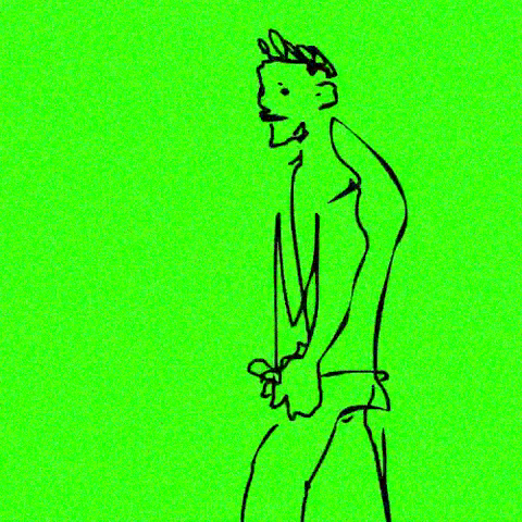 Shia Labeouf 2D Animation GIF
