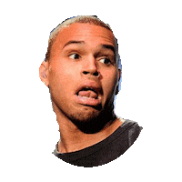 chris brown STICKER by imoji