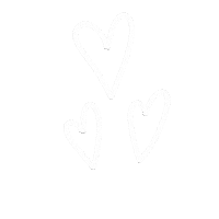 White Hearts Sticker by Shop Living Yellow