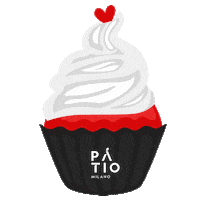 Red Velvet Cupcake Sticker by Pátio Milano