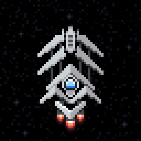 fimavectors giphyupload arcade pixel art rocket GIF
