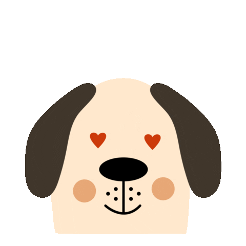 Cat Dog Sticker by Patra Bene