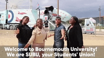 Students Union Freshers GIF by Bournemouth University