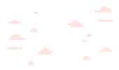 Pixel Rain Sticker