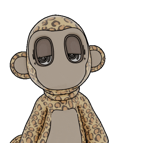 Monkey Sticker