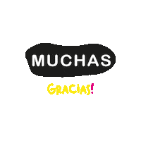 Grafils gracias grateful decor agradecer Sticker