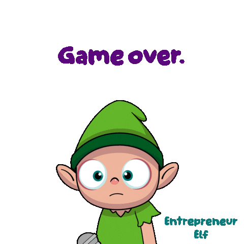 Game Over Mic Drop Sticker by VeeFriends