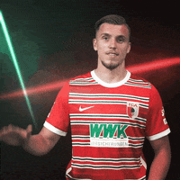 High Five Football GIF by FC Augsburg 1907