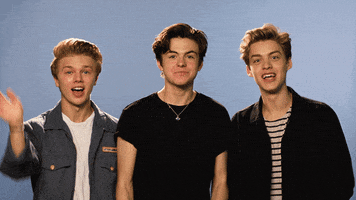 waving hi hello GIF by New Hope Club