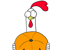 Halloween Chicken GIF by happydog