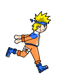 Run Naruto Sticker