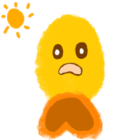 Sad Summer Sticker