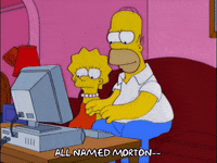 sitting homer simpson GIF