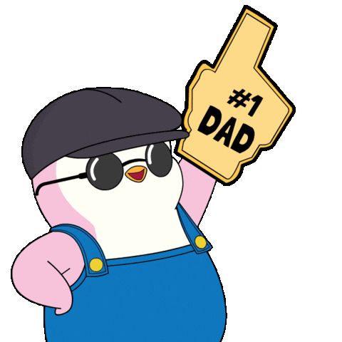 Fathers Day Penguin Sticker by Pudgy Penguins