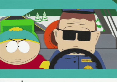 eric cartman officer barbrady GIF by South Park 