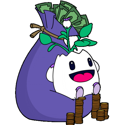 Make It Rain Money Sticker by Magic Eden