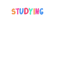 Student Studying Sticker
