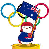 Olympic Games Australia Sticker by Pudgy Penguins