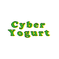 cyberyogurt froyo frozen yogurt cyber yogurt Sticker