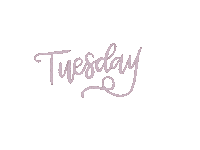 Vallyali calligraphy tuesday handwriting calendar Sticker